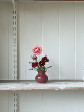 Load image into Gallery viewer, ruffle bud vase 686 - one of a kind - wild berry
