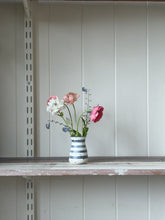 Load image into Gallery viewer, bud vase 700 - one of a kind - indigo stripe