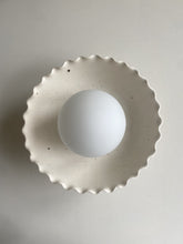 Load image into Gallery viewer, aura scallop wall sconce - white preorder