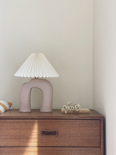 Load image into Gallery viewer, Bespoke Lamp 81 - rose - linen or rattan shade