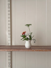 Load image into Gallery viewer, ruffle bud vase 681 - one of a kind - white