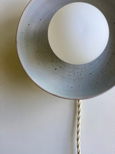 Load image into Gallery viewer, aura wall sconce with cord - sea blue preorder