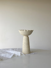 Load image into Gallery viewer, ruffle pedestal bowl 28 - toi toi raw
