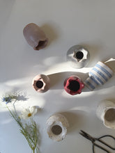Load image into Gallery viewer, ruffle bud vase 669 - one of a kind - rose