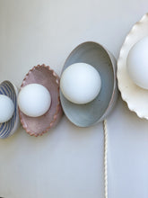 Load image into Gallery viewer, aura wall sconce with cord - sea blue preorder