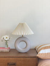 Load image into Gallery viewer, Bespoke Hoop Lamp - cloud - linen shade