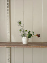 Load image into Gallery viewer, ruffle bud vase 677 - one of a kind - white