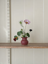 Load image into Gallery viewer, ruffle bud vase 671 - one of a kind - wild berry
