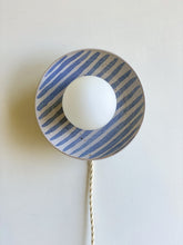 Load image into Gallery viewer, aura stripe wall sconce with cord - 1 in stock