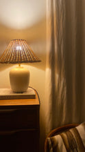 Load image into Gallery viewer, bespoke Lamp - toi toi - linen or rattan shade - preorder