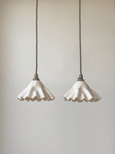 Load image into Gallery viewer, bespoke drape pendant small - white preorder