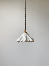 Load image into Gallery viewer, bespoke drape pendant small - white preorder
