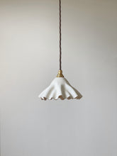 Load image into Gallery viewer, bespoke drape pendant small - white preorder