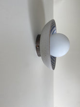 Load image into Gallery viewer, aura stripe wall sconce - cloud preorder