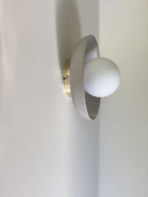 Load image into Gallery viewer, aura wall sconce - cloud preorder
