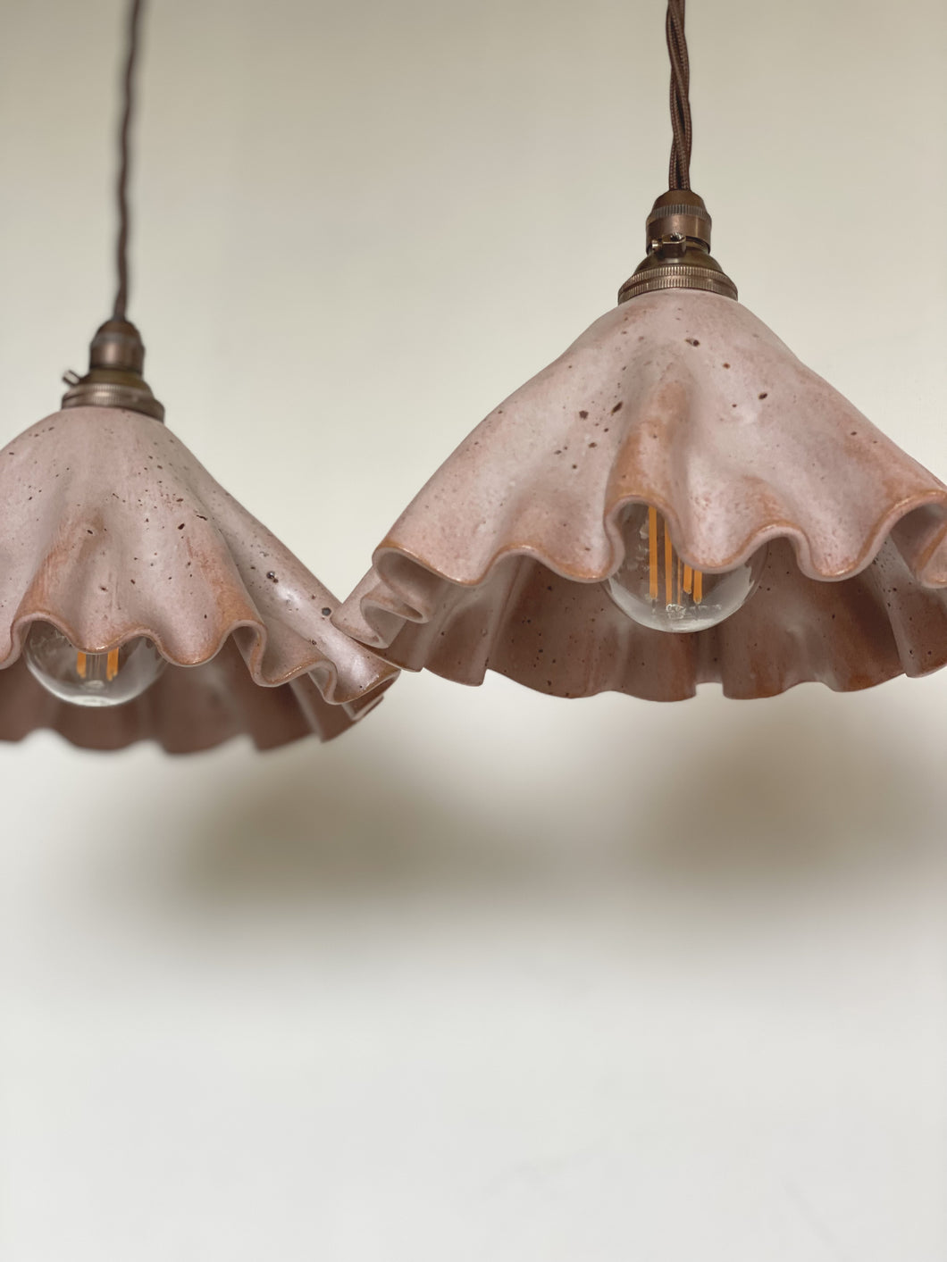 Bespoke Drape Pendant Small - rose - preorder