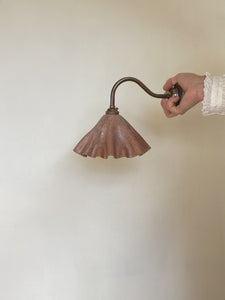 bespoke drape wall pendant light  - rose - preorder - 1 currently in stock see last pic