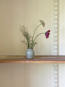 bud vase 584 - one of a kind - sea blue