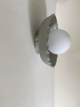 Load image into Gallery viewer, aura scallop wall sconce - sea blue preorder
