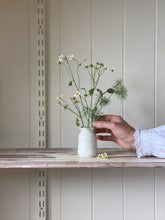 Load image into Gallery viewer, ruffle bud vase 645 - one of a kind - white
