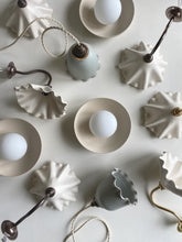 Load image into Gallery viewer, bespoke bell pendant - sea blue preorder
