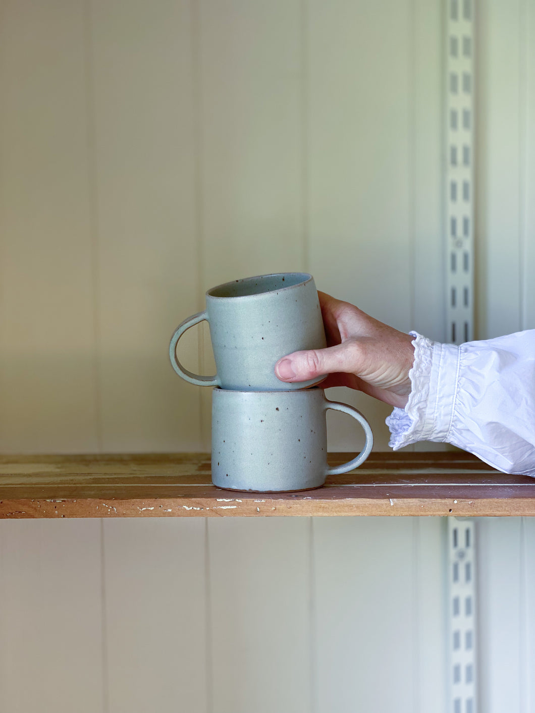 Pair of cups - sea blue - everyday range