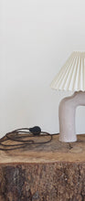 Load image into Gallery viewer, Bespoke Lamp 81 -  rose -  linen or rattan shade
