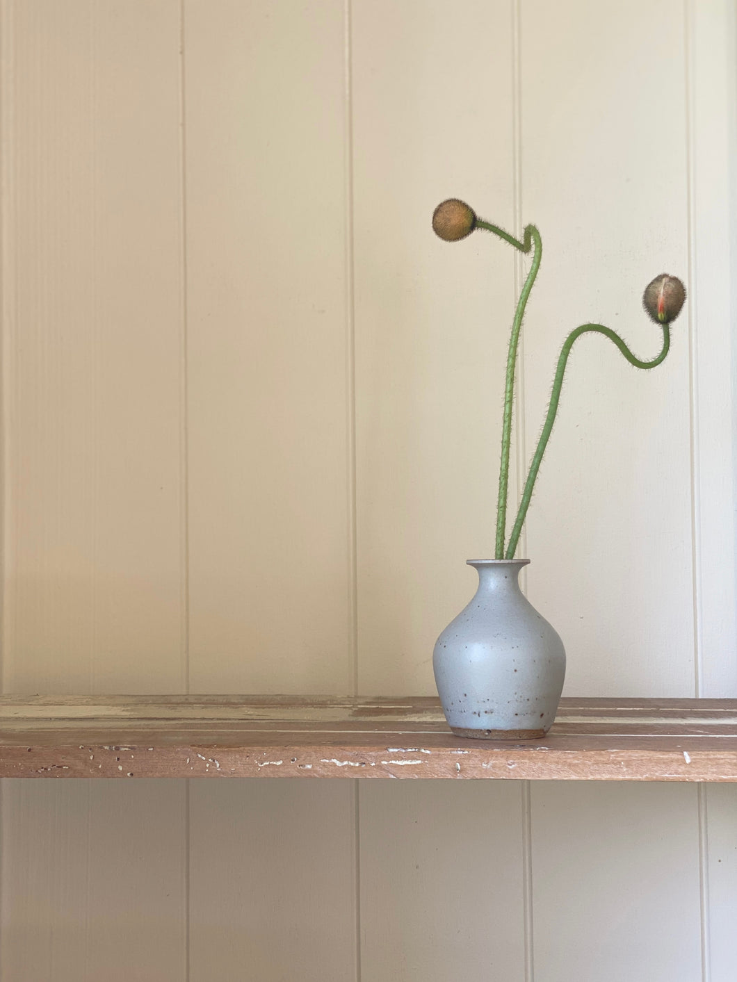 bud vase 496 - one of a kind - sea blue