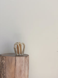 handbuilt landscape candle holder 2 - dune