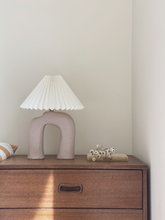 Load image into Gallery viewer, Bespoke Lamp 81 -  rose -  linen or rattan shade
