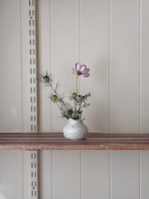 Load image into Gallery viewer, ruffle bud vase 678 - one of a kind - white
