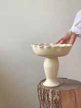 Load image into Gallery viewer, ruffle pedestal bowl 34 - toi toi
