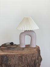 Load image into Gallery viewer, Bespoke Lamp 81 -  rose -  linen or rattan shade
