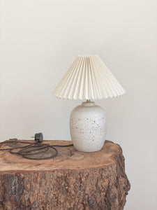 Bespoke Lamp 79 - toi toi -  linen or rattan shade