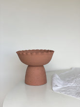 Load image into Gallery viewer, pedestal bowl 24 - terra raw
