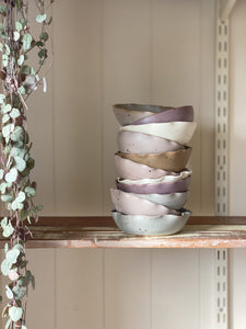 Mini bowl - grape ruffle