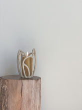 Load image into Gallery viewer, handbuilt landscape candle holder - dune
