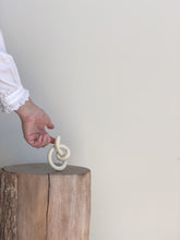 Load image into Gallery viewer, handbuilt sculptural knot 3 - toi toi raw
