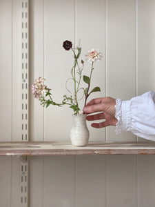 bud vase 616 - one of a kind - white