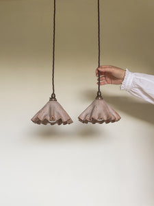 Bespoke Drape Pendant Small - rose - preorder