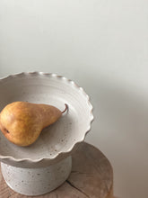 Load image into Gallery viewer, ruffle pedestal bowl 34 - cloud
