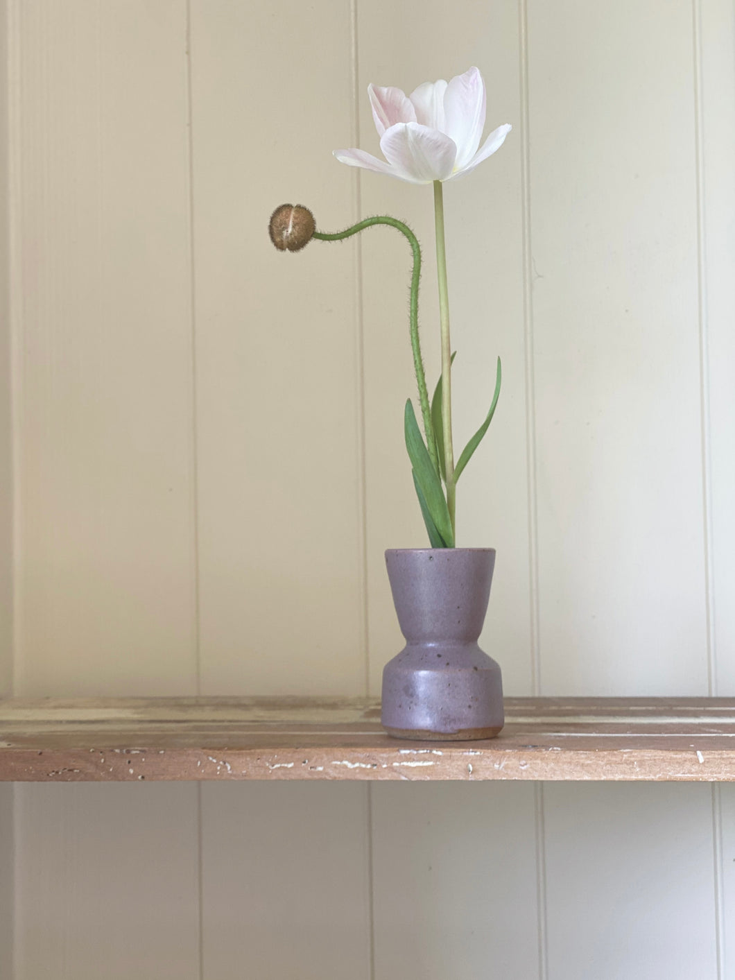 bud vase 493 - one of a kind - grape