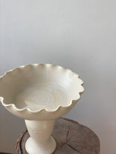 Load image into Gallery viewer, ruffle pedestal bowl 34 - toi toi
