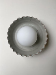 aura scallop wall sconce - sea blue preorder