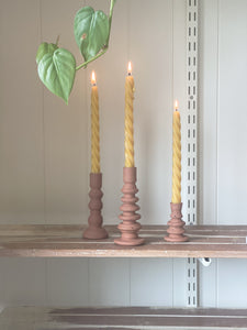 one of a kind candlestick 10 - terra raw