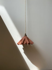 Bespoke Drape Pendant Small - raw terra