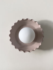 aura scallop wall sconce - rose preorder