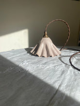 Load image into Gallery viewer, Bespoke Drape Pendant Small - rose - open for preorder
