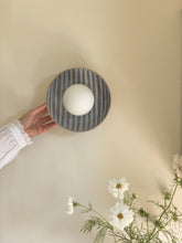 Load image into Gallery viewer, aura stripe wall sconce - cloud preorder
