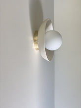 Load image into Gallery viewer, aura wall sconce - white preorder
